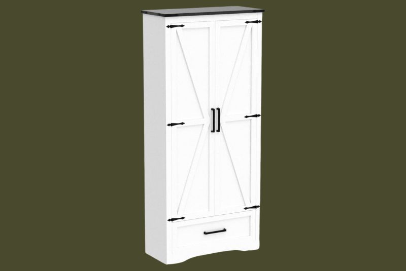 JXQTLINGMU Tall Farmhouse Kitchen Pantry Review